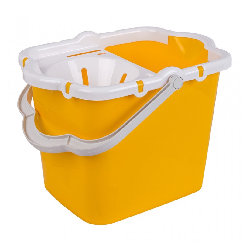Phoenix Bucket & Wringer - 10ltr - YELLOW - Each Phoenix Bucket & Wringer - 10ltr - YELLOW - Each